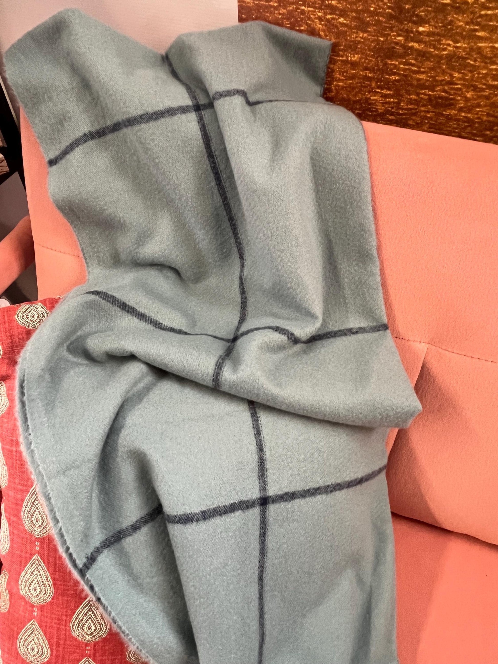 Blue scarf