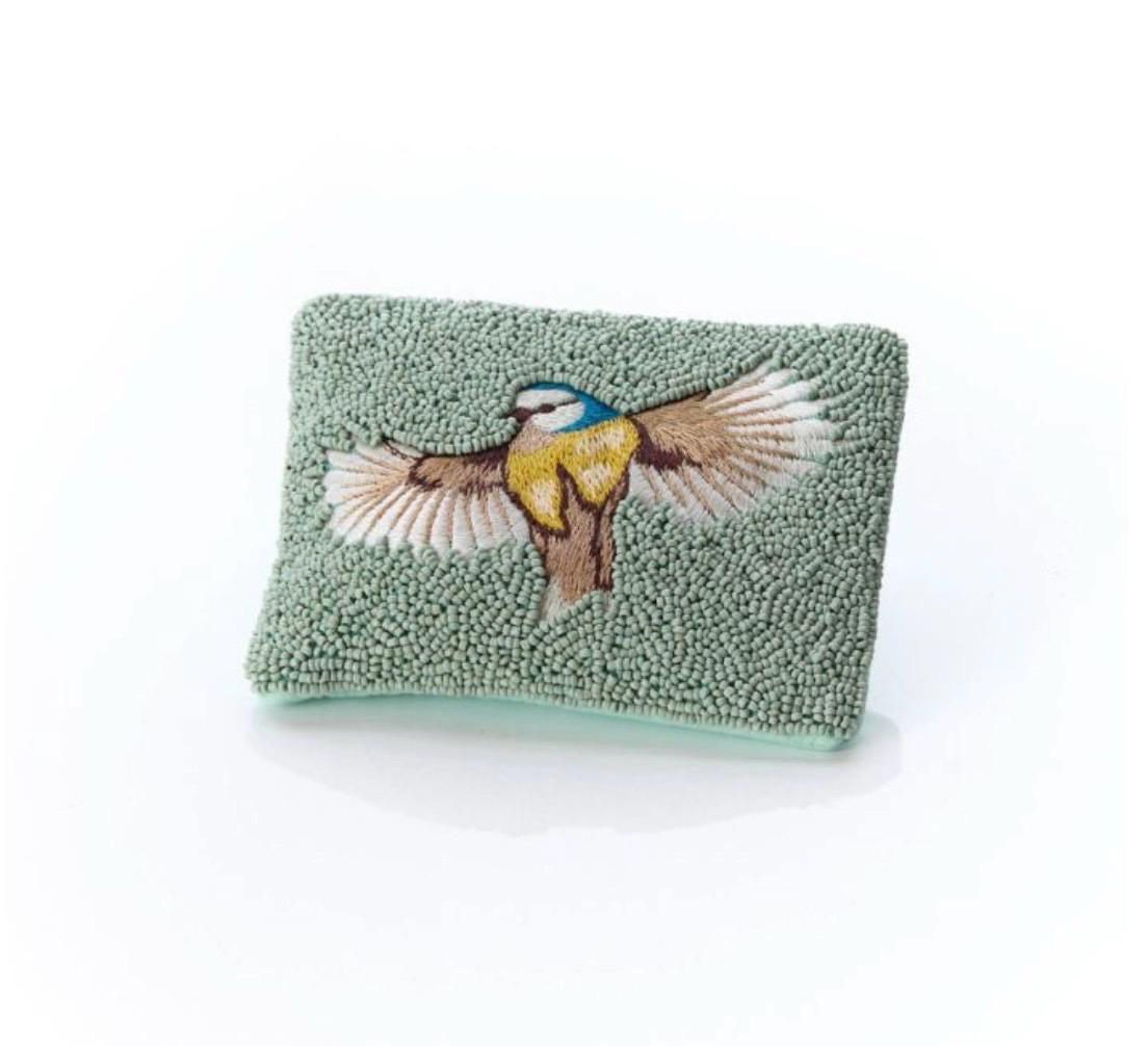 Blue tit purse