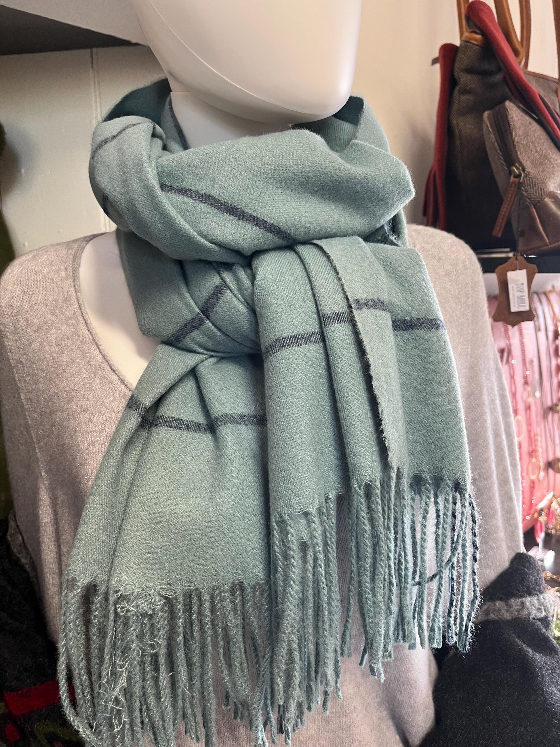 Blue scarf