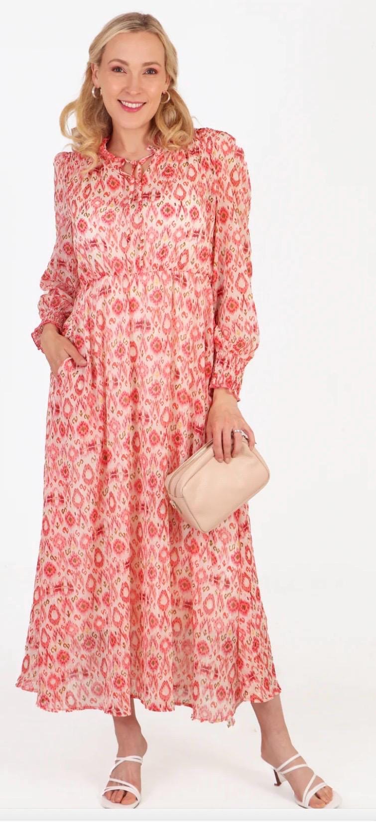 Chiffon maxi dress