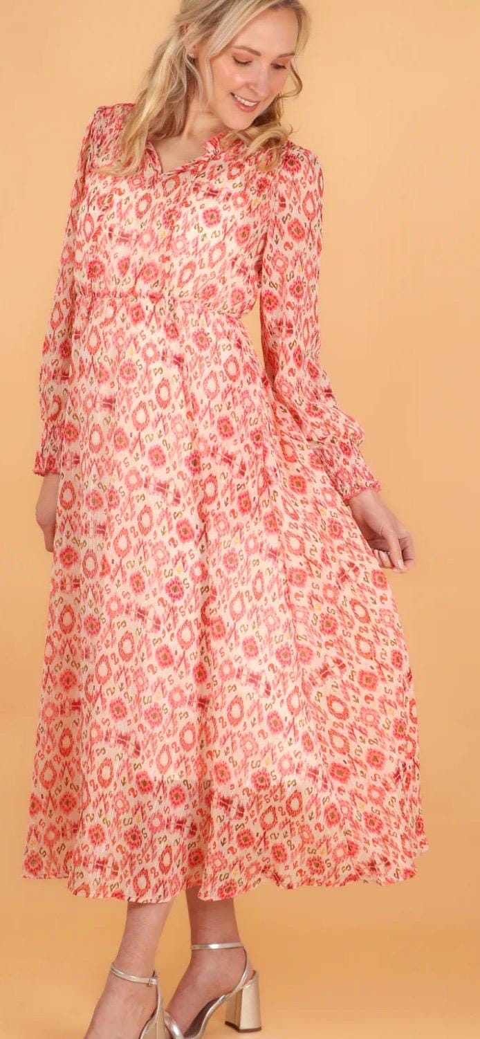 Chiffon maxi dress