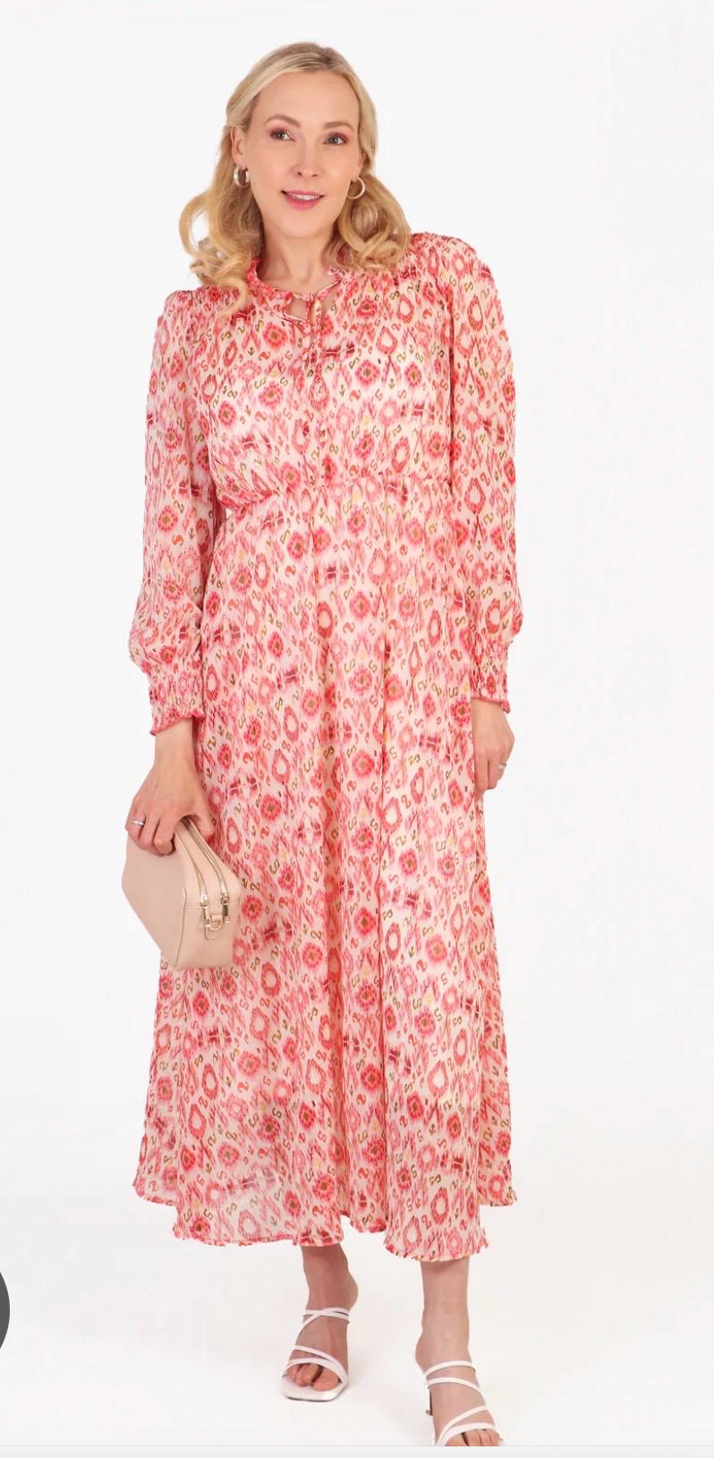 Chiffon maxi dress