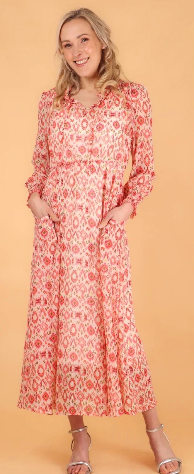Chiffon maxi dress
